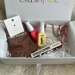 Boxe Noel girly  , Bijoux , Parfum , Mascara , sucre d’orge 