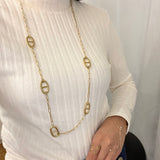 Sautoir Marine Maille marine