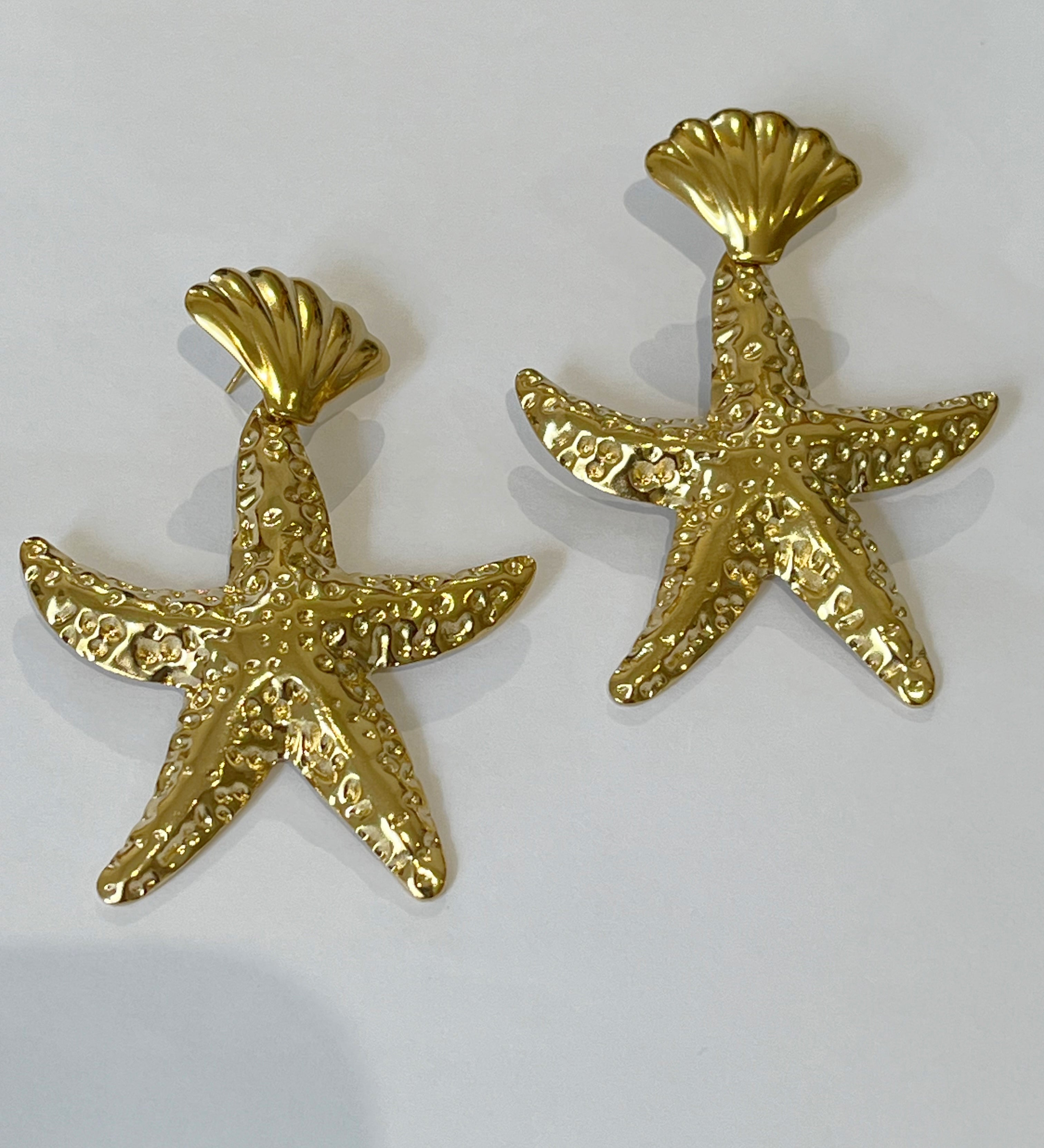 Boucles d’oreilles Étoile de mer