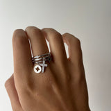 Bague Croix breloque