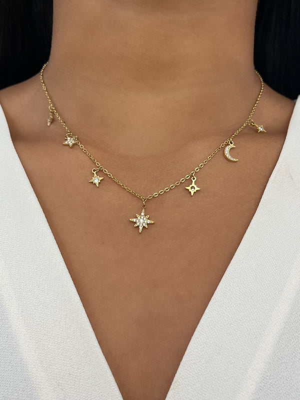 Collier Galaxy Acier Inoxydable