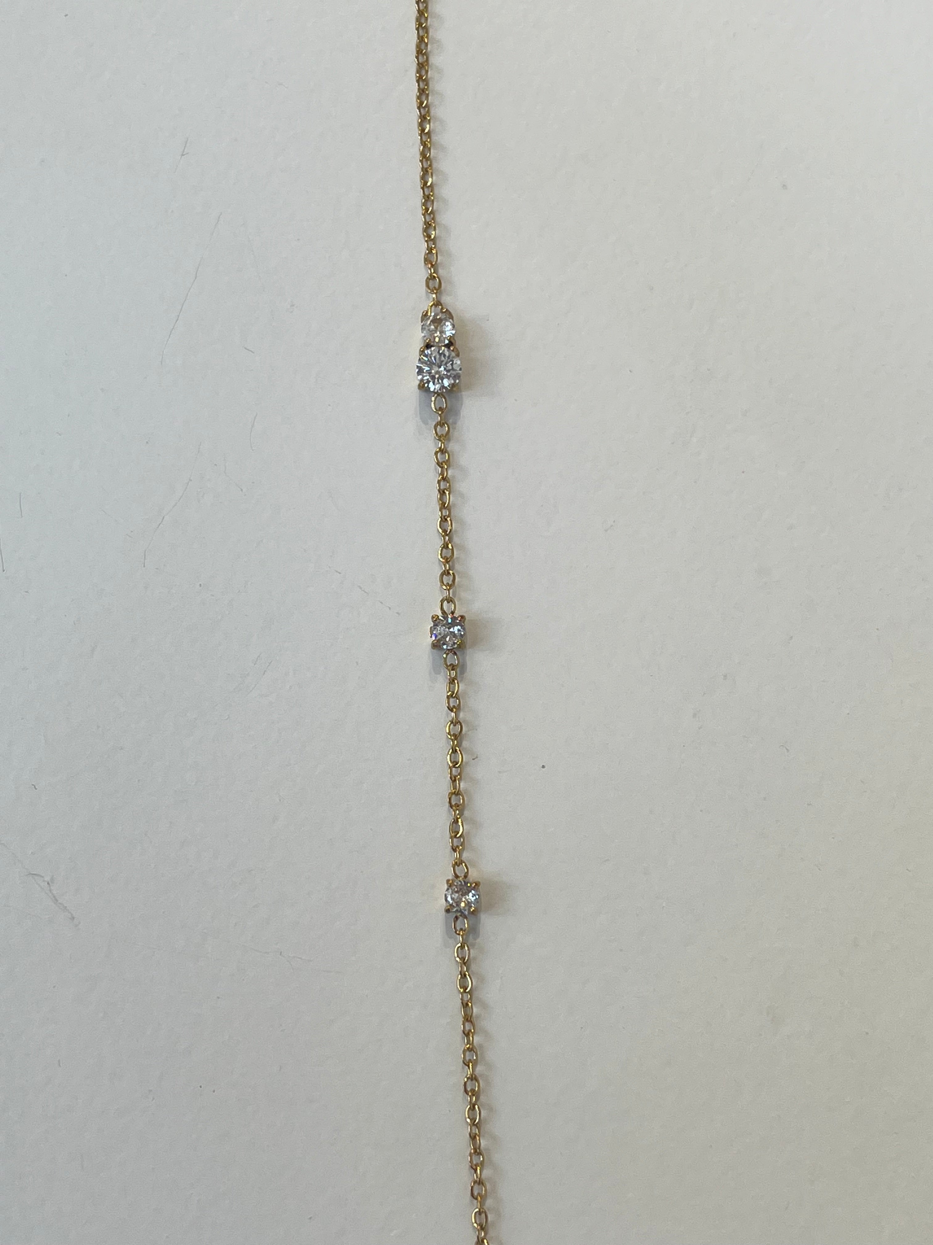 Bracelet Elly doré en acier inoxydable 316L Ordiajade, résistant à l’eau et hypoallergénique