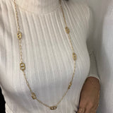 Sautoir Monaco maille marine