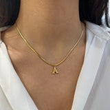Serpentia Initial Necklace