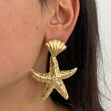 Boucles d’oreilles Étoile de mer