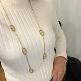 Sautoir Marine Maille marine