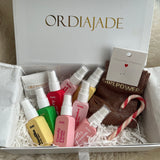 Boxe bijoux parfum chaussettes sucre d’orge