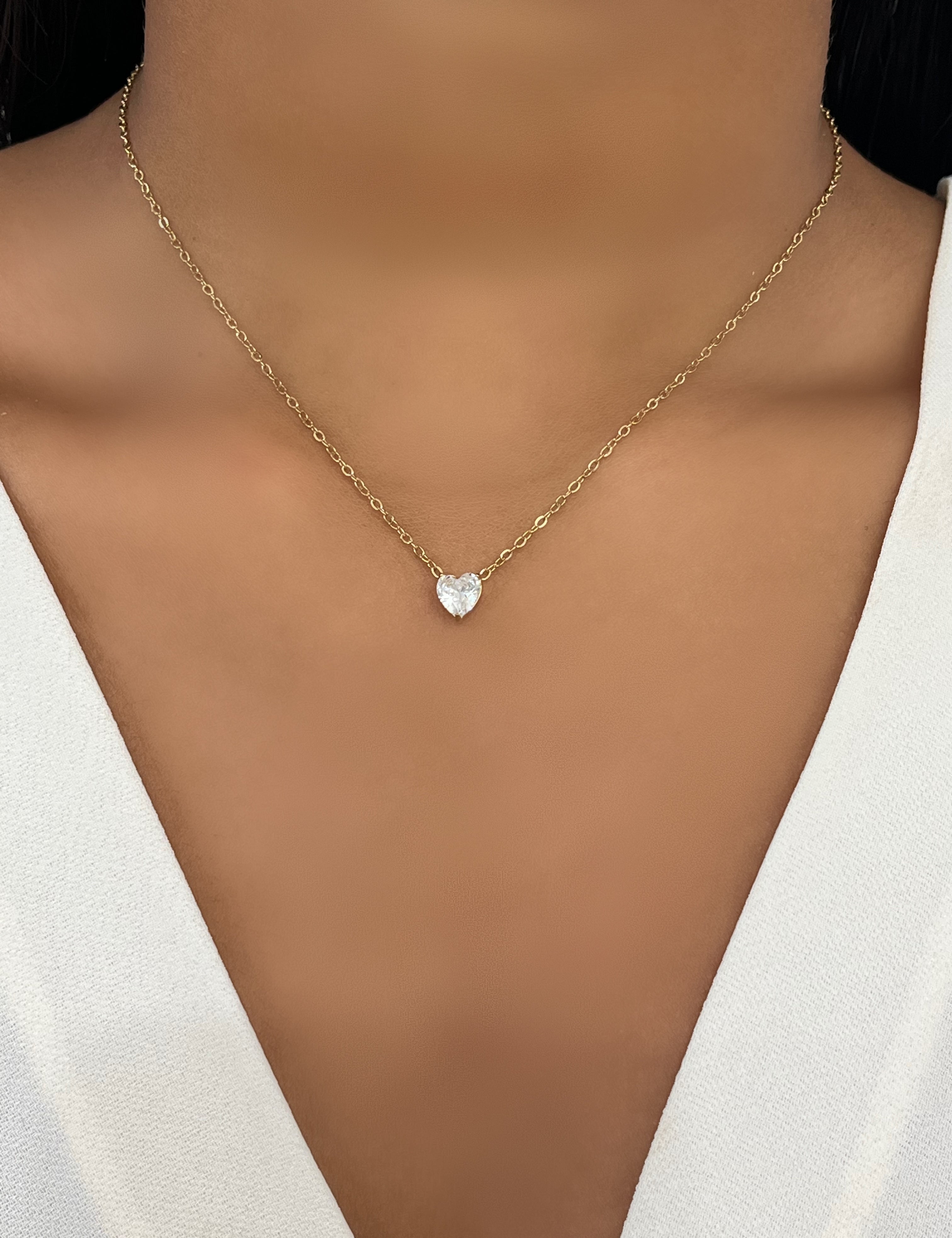 Collier Gracias doré en acier inoxydable 316L résistant à l’eau