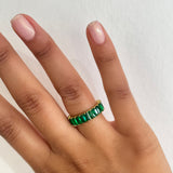 Green Diamond Ring