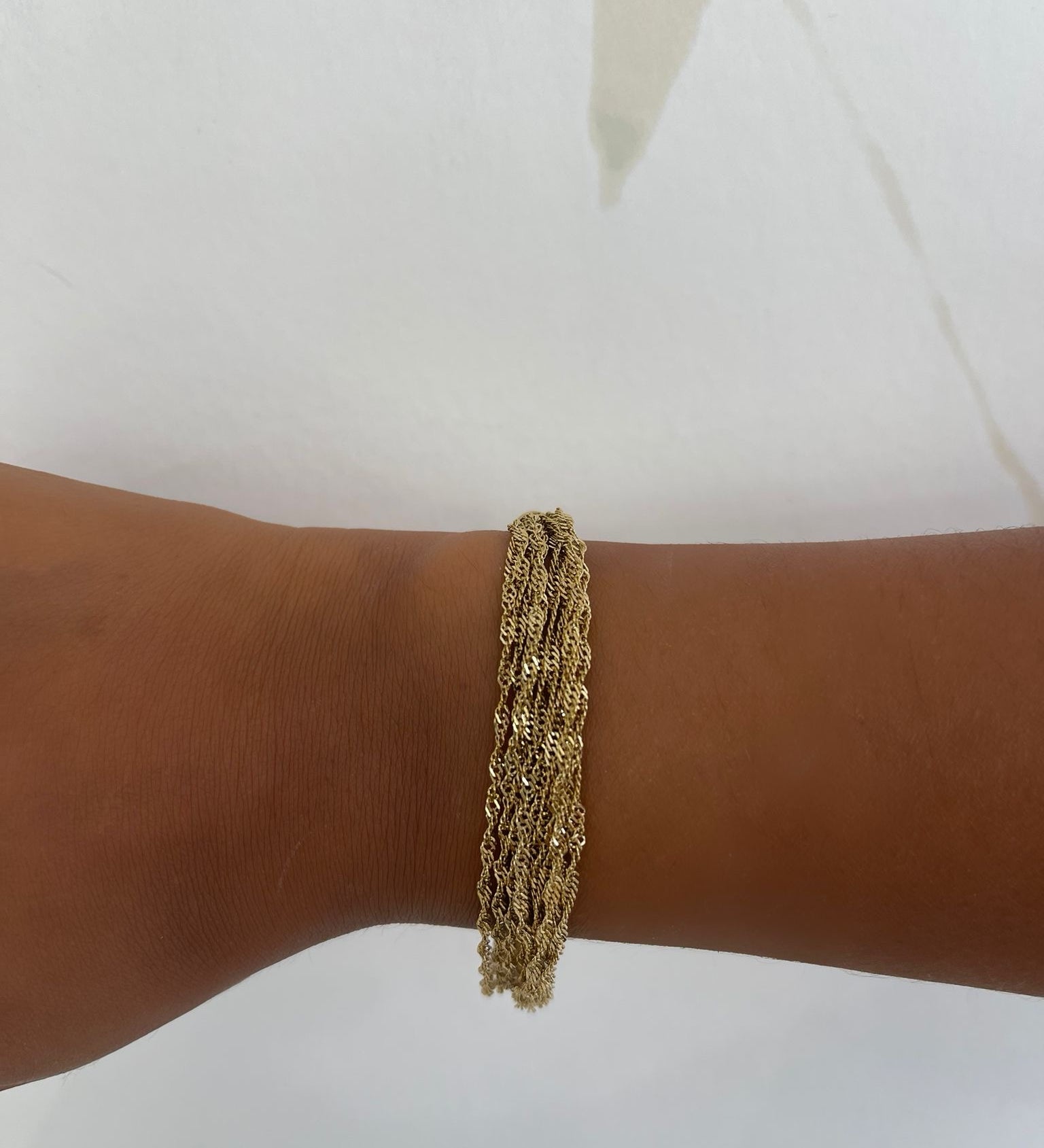 Bracelet swinie doré en acier inoxydable 316L Ordiajade, résistant à l’eau et hypoallergénique