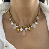 Collier Mykonos blanc