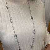 Sautoir Monaco maille marine