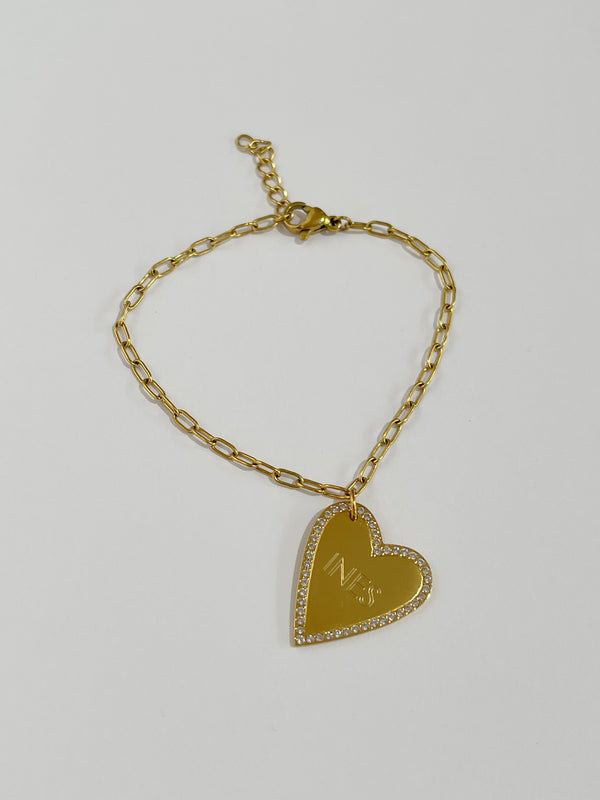 Bracelet Heart Grave