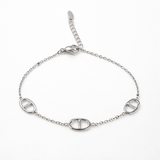 Bracelet Sunlight en acier inoxydable Ordiajade fond blanc