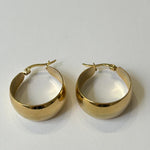 Boucle d’oreille Baby Edwina doré en acier inoxydable 316L Ordiajade, résistant à l’eau et hypoallergénique