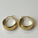 Boucle d’oreille Baby Edwina doré en acier inoxydable 316L Ordiajade, résistant à l’eau et hypoallergénique