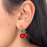 Boucles D’oreille Red Cherry