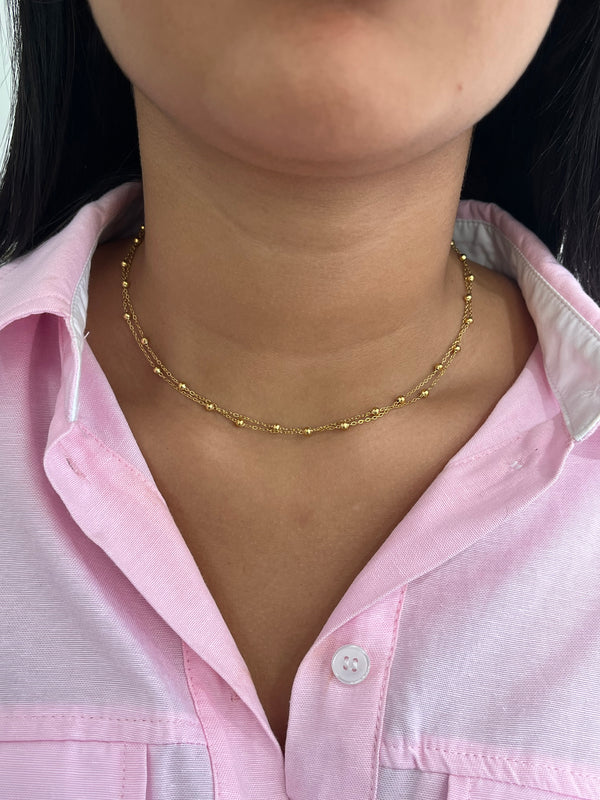 Collier Molly ( existe en Doré ou Argenté)