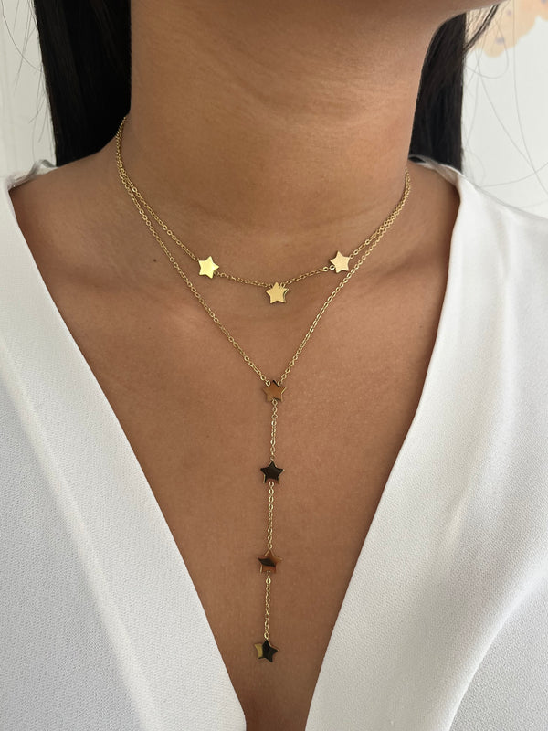 Double Star Necklace