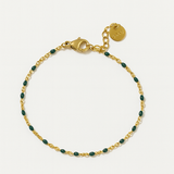 Bracelet April Green doré en acier inoxydable 316L résistant à l’eau