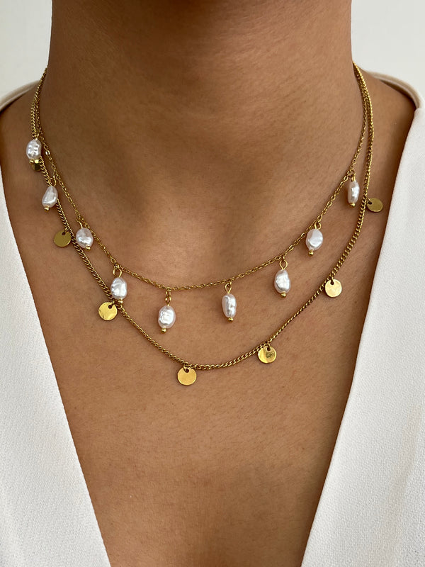 Collier White Pearl