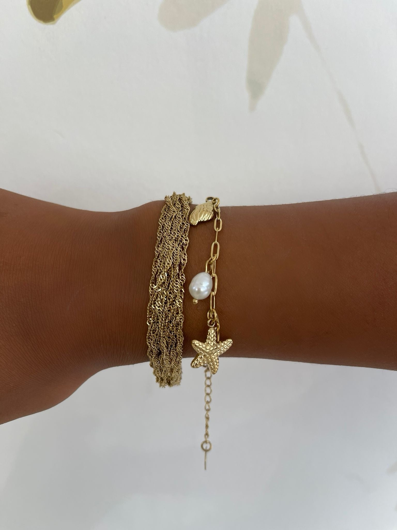 Bracelet Swinie doré en acier inoxydable 316L Ordiajade, résistant à l’eau et hypoallergénique