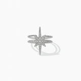 Bague Jala argenté en acier inoxydable 316L Ordiajade, résistant à l’eau et hypoallergénique