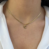 Serpentia Initial Necklace