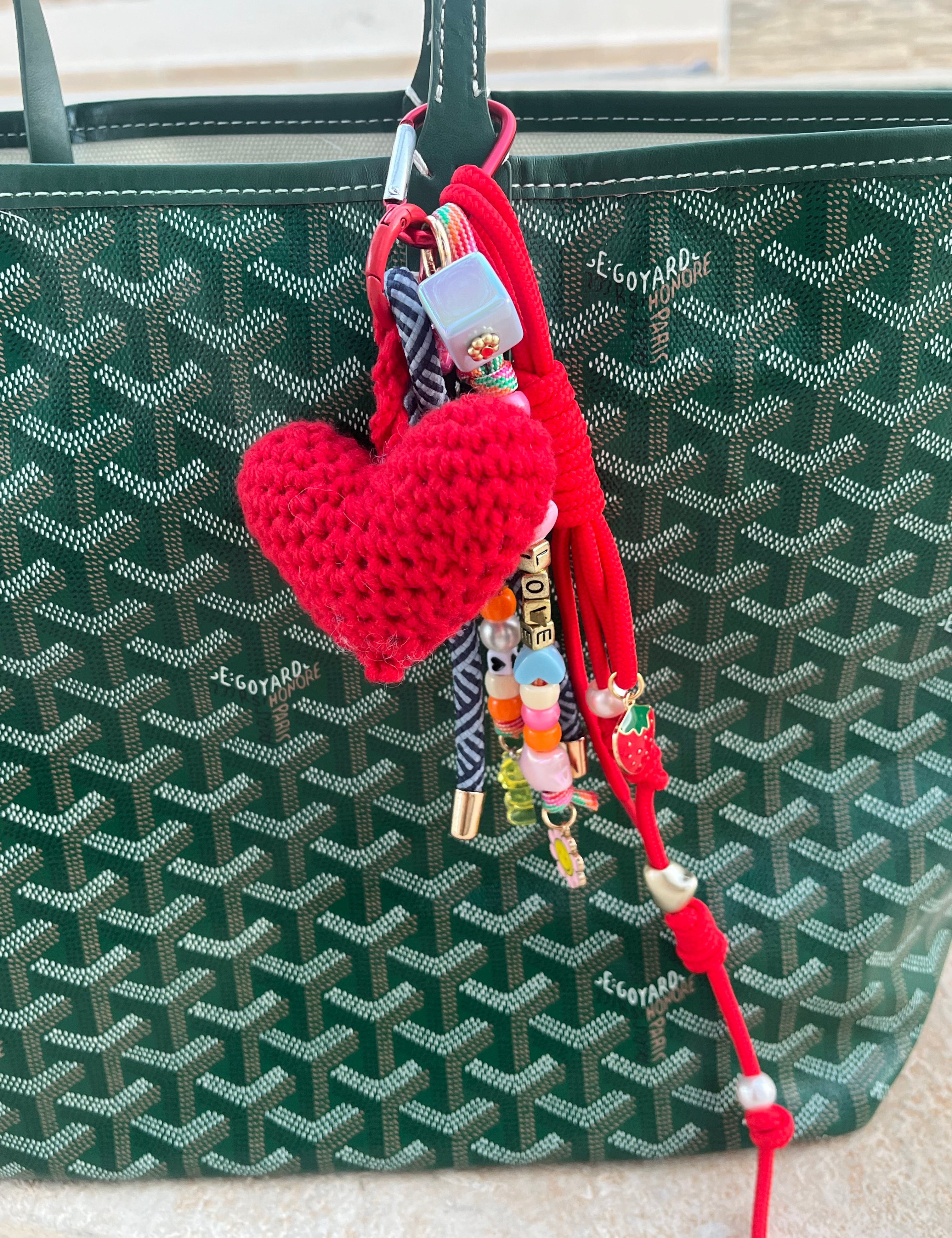 Grigri sac cœur rouge 