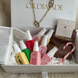 Boxe Noel surprise bijoux parfum chaussette 