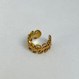 Ear cuff feuillage