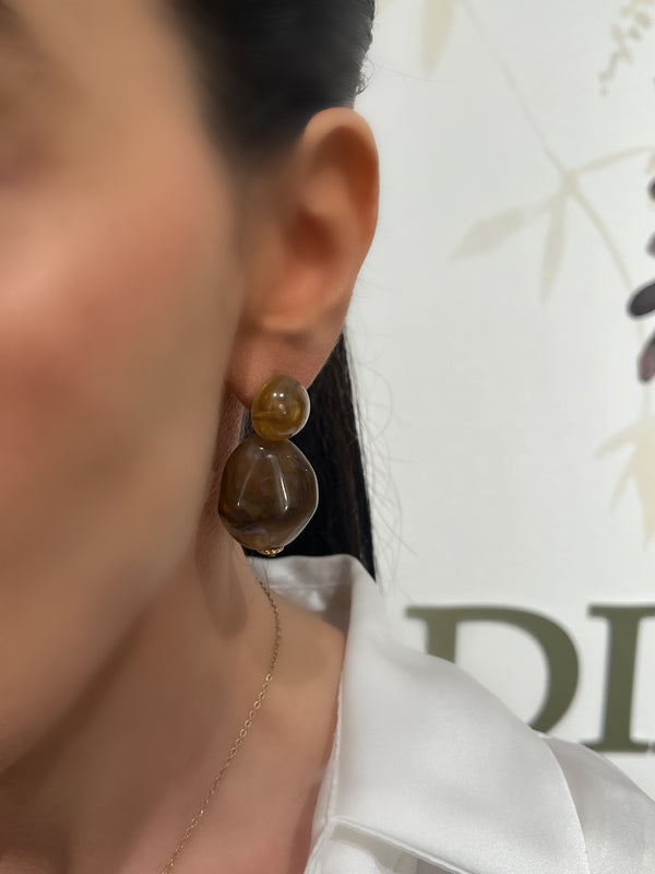 Tiger earrings