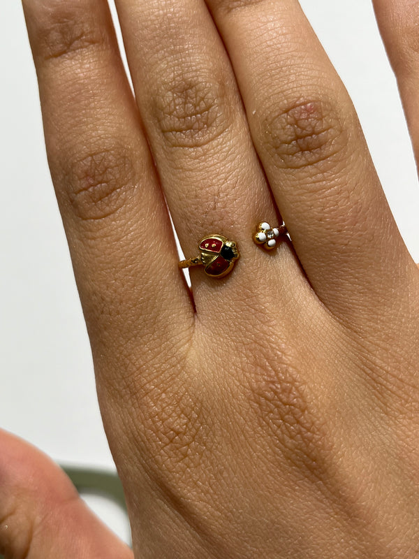 Bague coccinelle