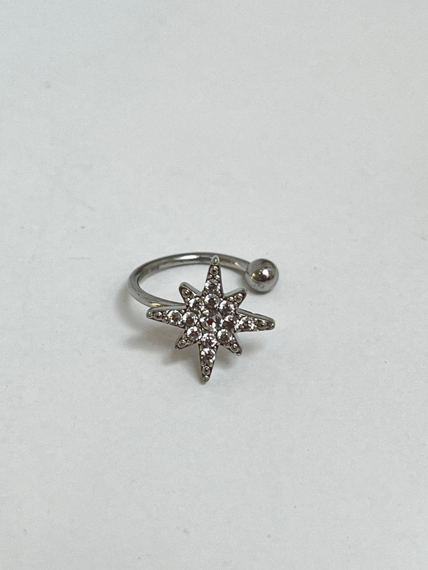 Ear Cuff Star (existe en Doré ou Argenté)