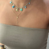 COLLIER PLAYA BLEU