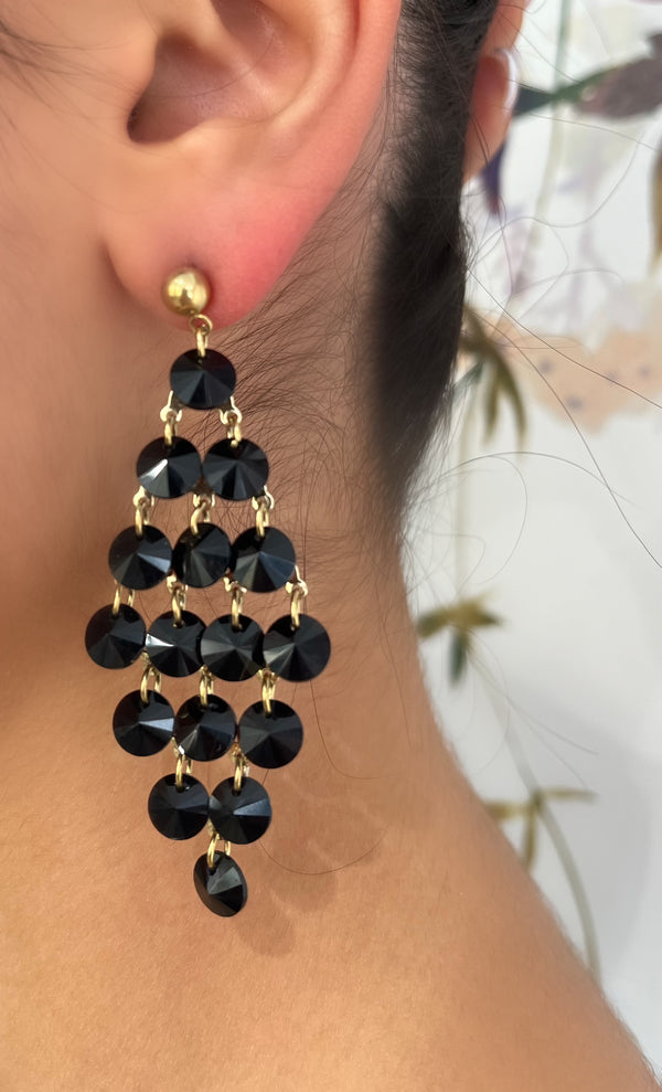 Boucles d'oreilles Candy Noir