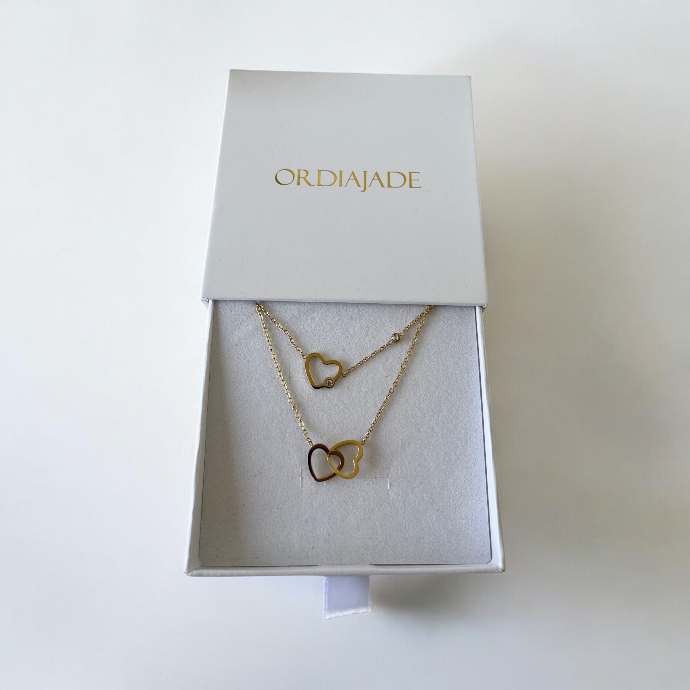 Boîte cadeau pour parure Ordiajade 