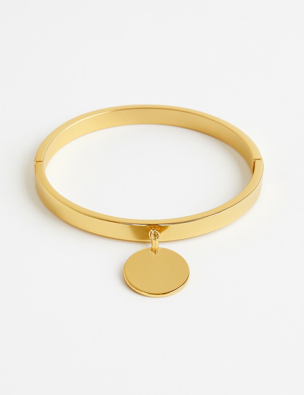Bracelet Calla doré en acier inoxydable 316L Ordiajade, waterproof et hypoallergénique
