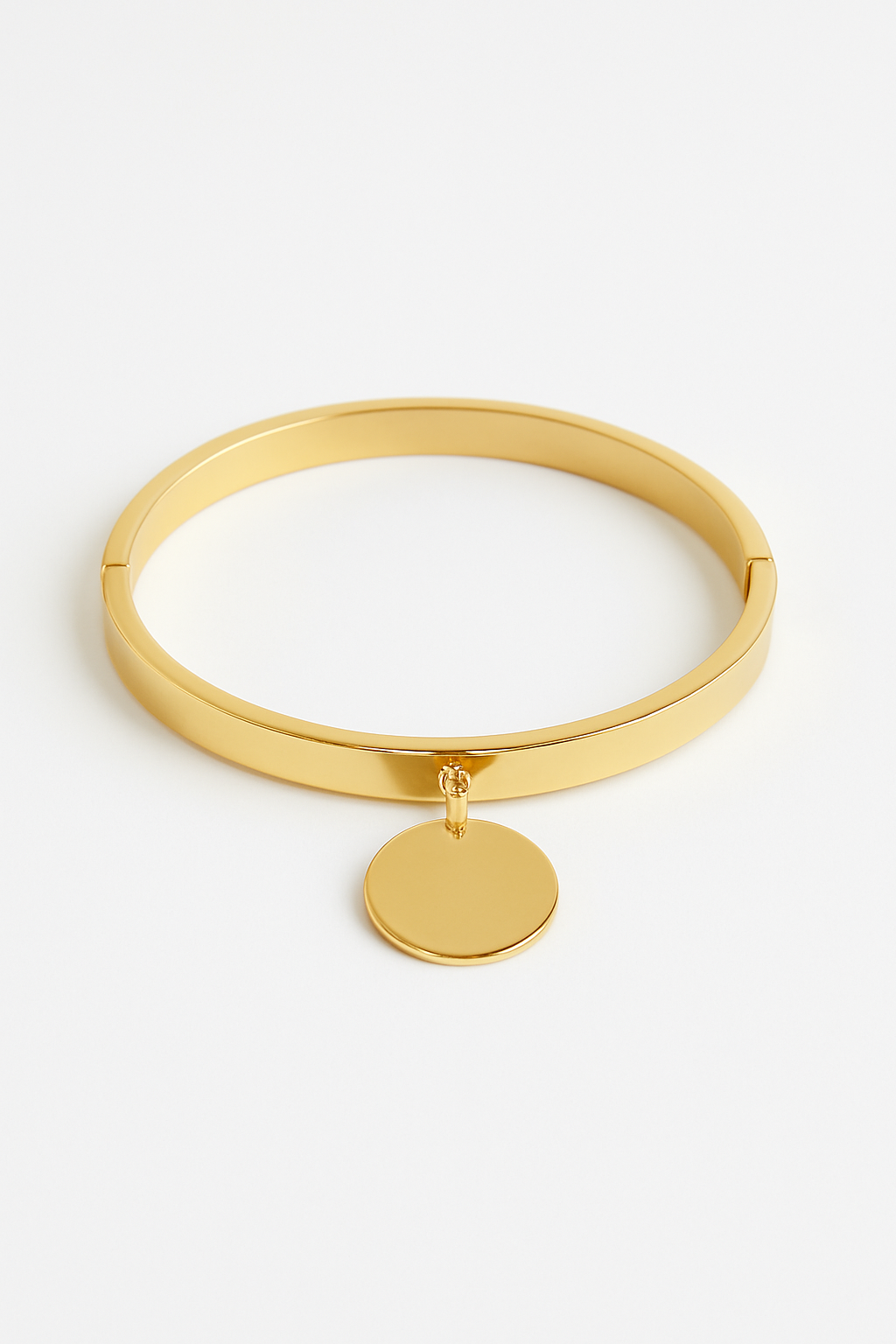 Bracelet Calla doré en acier inoxydable 316L Ordiajade, waterproof et hypoallergénique
