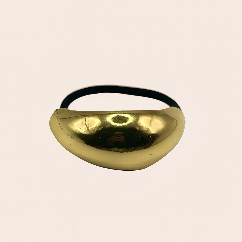 Élastique cheveux Mola bijoux doré 