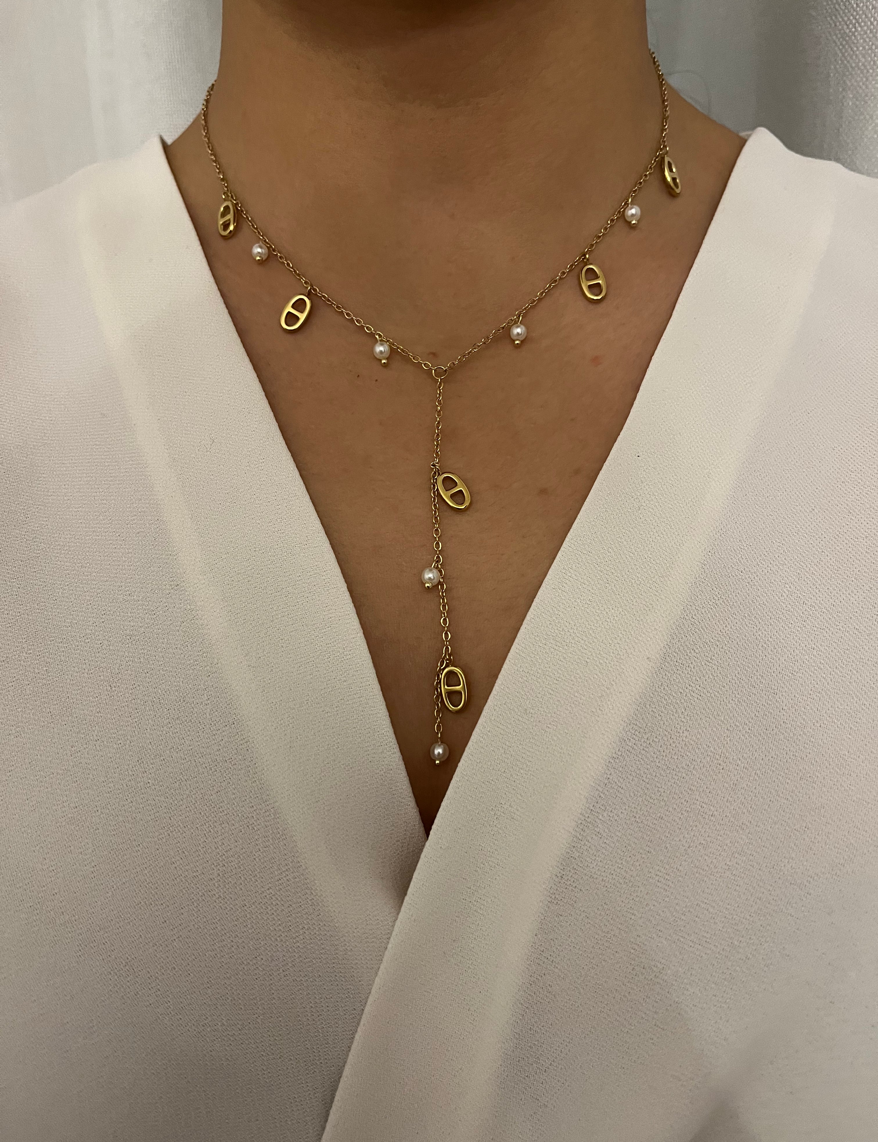 Bracelet Daryssa doré  en acier inoxydable 316L Ordiajade, résistant à l’eau et hypoallergénique
