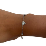 Pulsera Estrella Corazón (disponible en Oro o Plata)