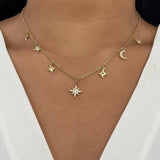 Galaxy Stainless Steel Necklace