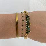 BRACELET GREEN PEARL
