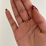 Bague Dana doré en acier inoxydable 316L Ordiajade, résistant à l’eau et hypoallergénique