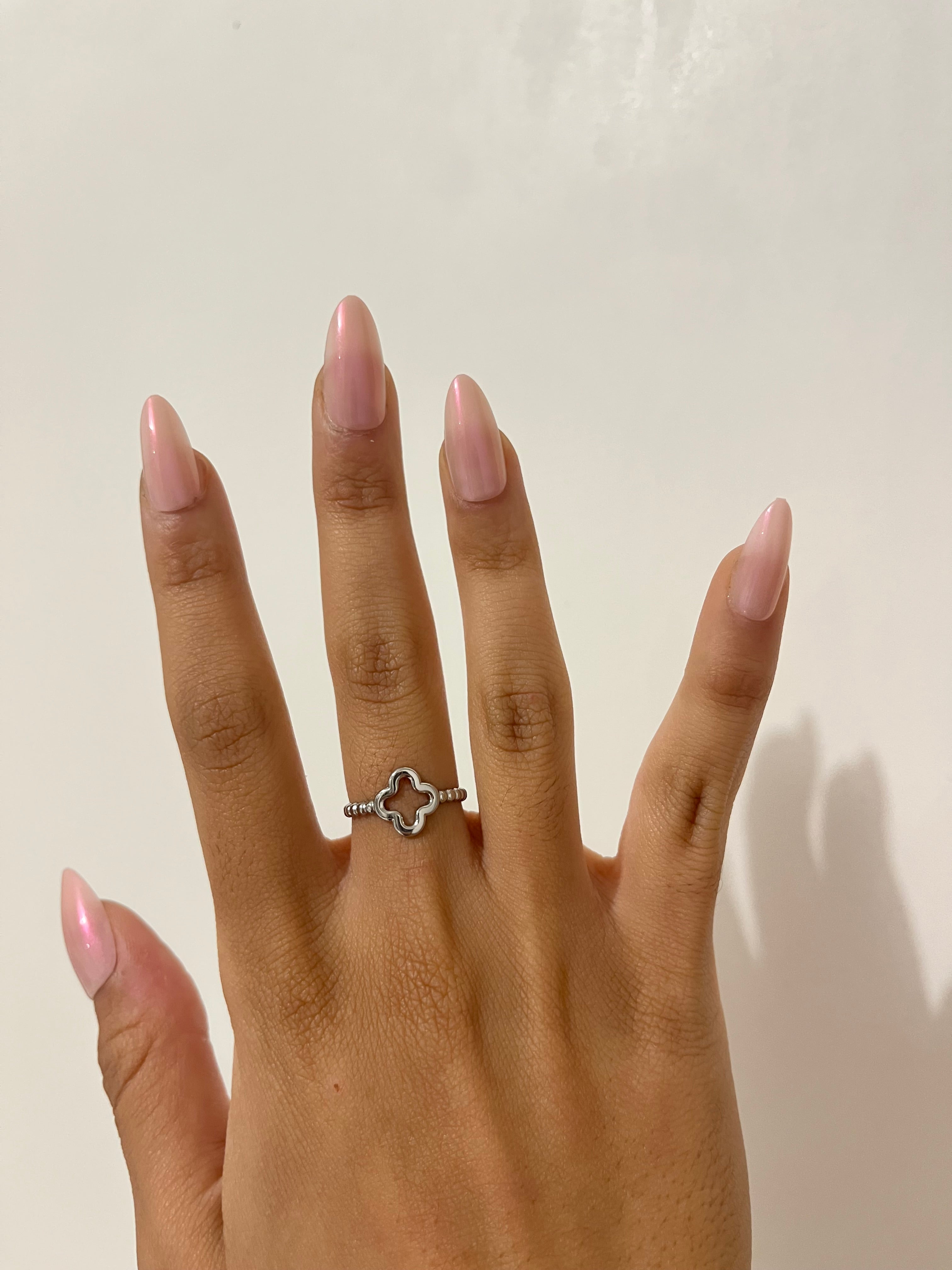 Bague Good argenté en acier inoxydable 316L Ordiajade, résistant à l’eau et hypoallergénique