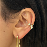 aux cartilage doré ajustable motif étoiles constellation pour femme - Ordiajade
