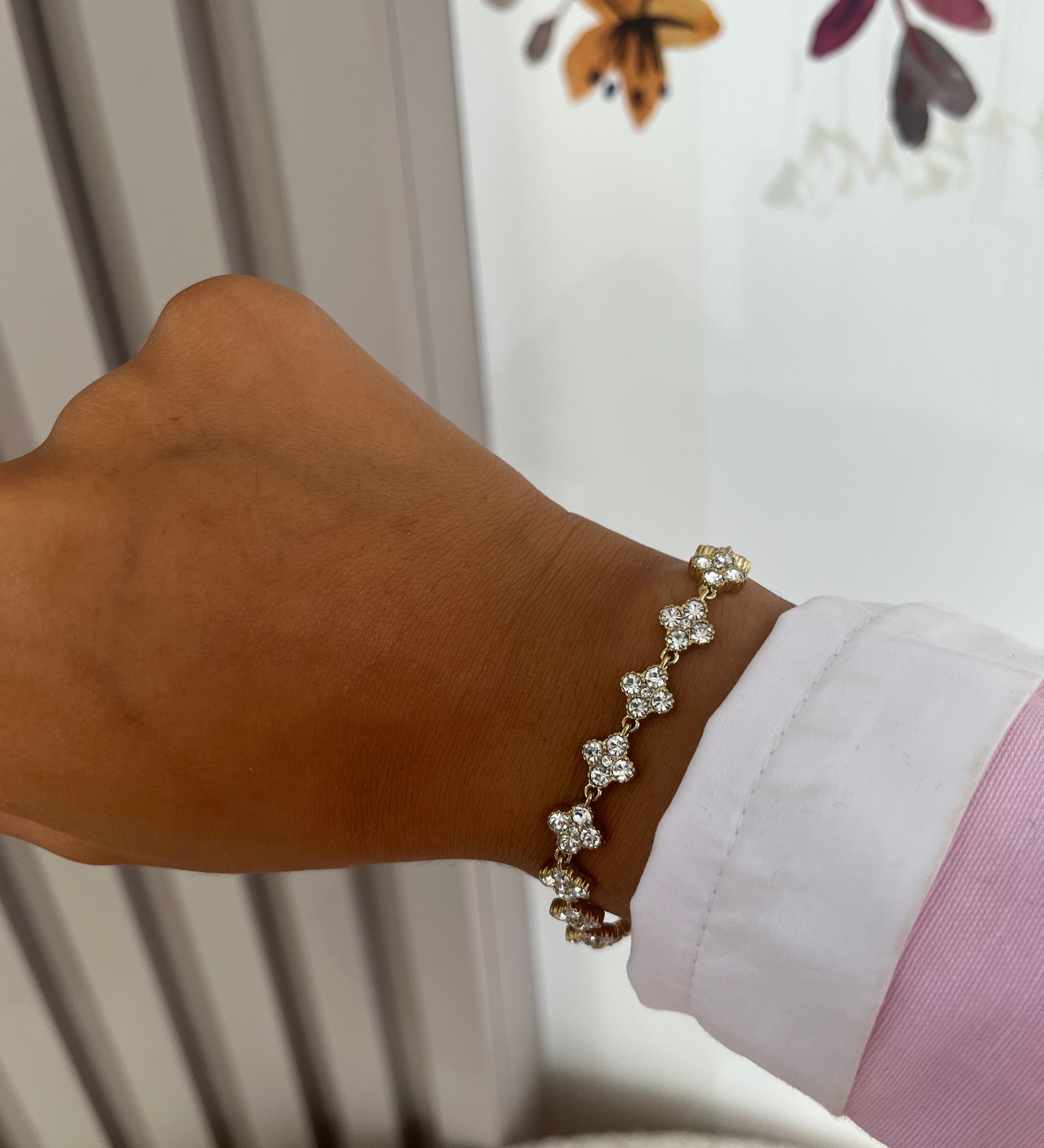 Bracelet Hailey doré en acier inoxydable 316L Ordiajade, résistant à l’eau et hypoallergénique