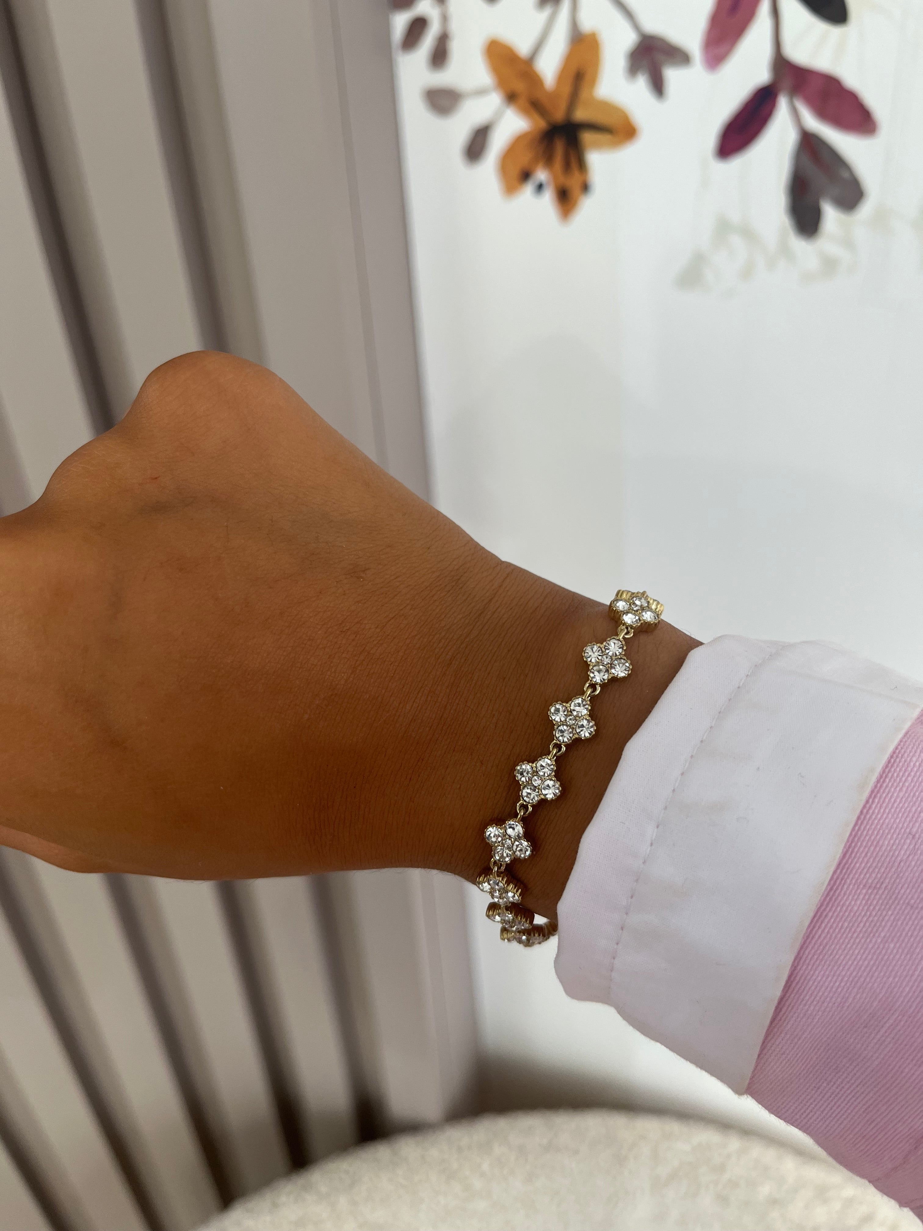 Bracelet Hailey doré en acier inoxydable 316L Ordiajade, résistant à l’eau et hypoallergénique