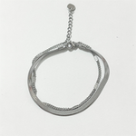 Bracelet femme Jaime en acier inoxydable, bijou résistant à l'eau et ajustable